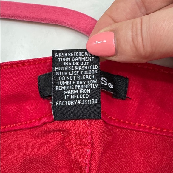 d. jeans Vibrant Red Trousers - Picture 8 of 8